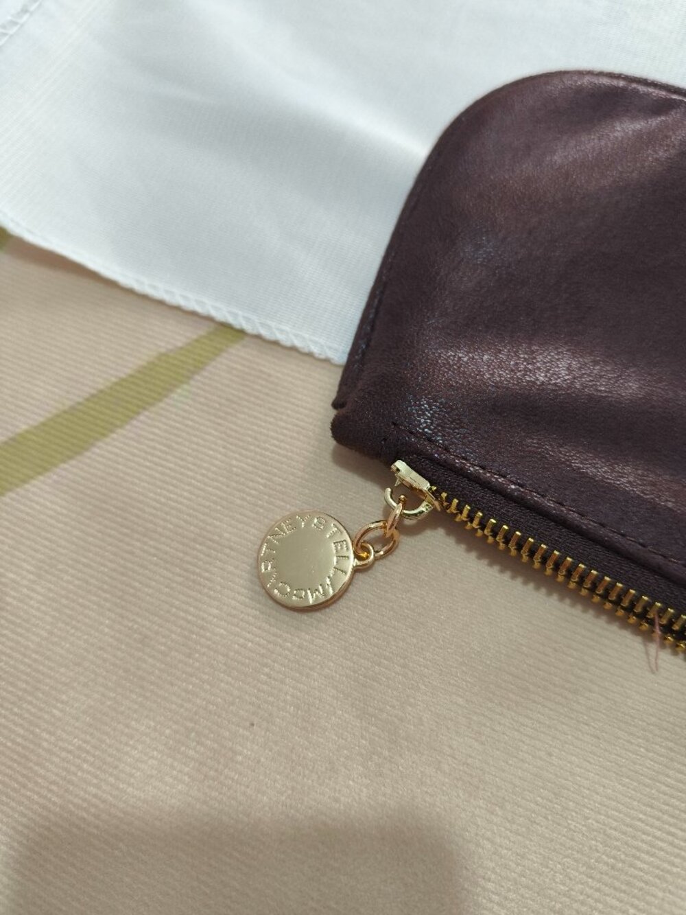 Stella Mccartney Brown Tote Bag Comes With A Small Wallet - Picture 11 of 13